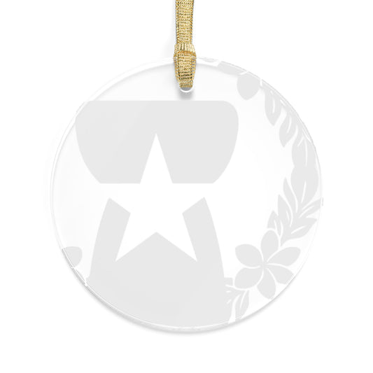 CNMI — Acrylic Ornament (White)
