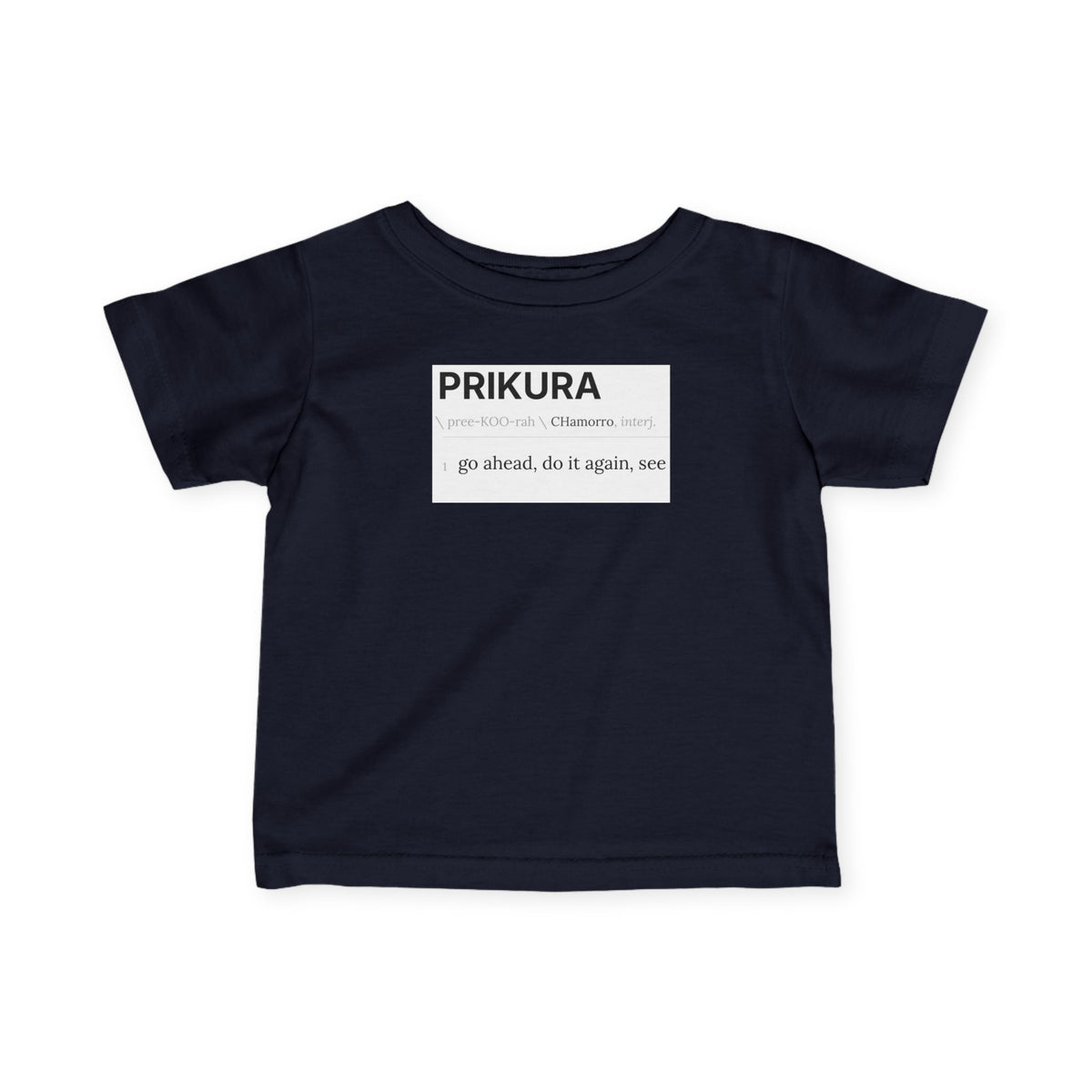 Prikura infant tee in navy